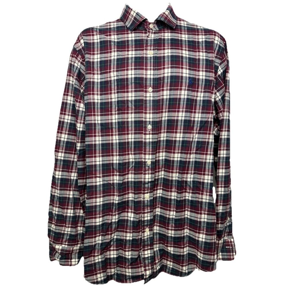 Polo‎ Ralph Lauren Shirt Men's XL Classic Fit Long Sleeve Plaid Button Down